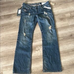 Southern Thread NWT The Jessie Slim Fit Bootcut Jeans Size 27 Y2K Style